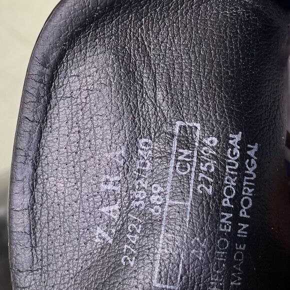 ZARA Men’s Dress Shoe. Black & Blue. Size 42 main image 8